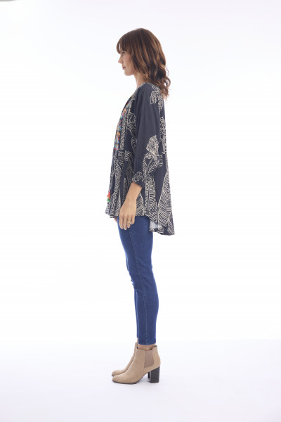 Cancun Top Boho Print