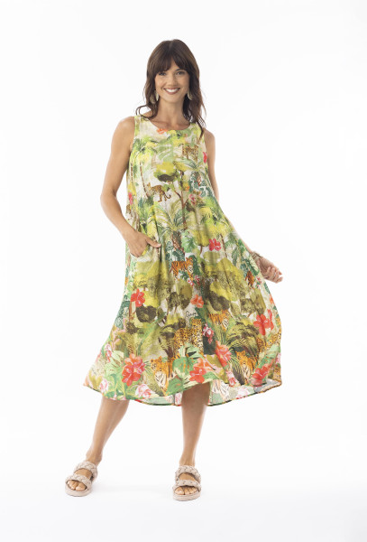 Cecilia Dress Sleeveless Print