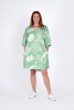 Charlotte Shift Dress Mono Sage