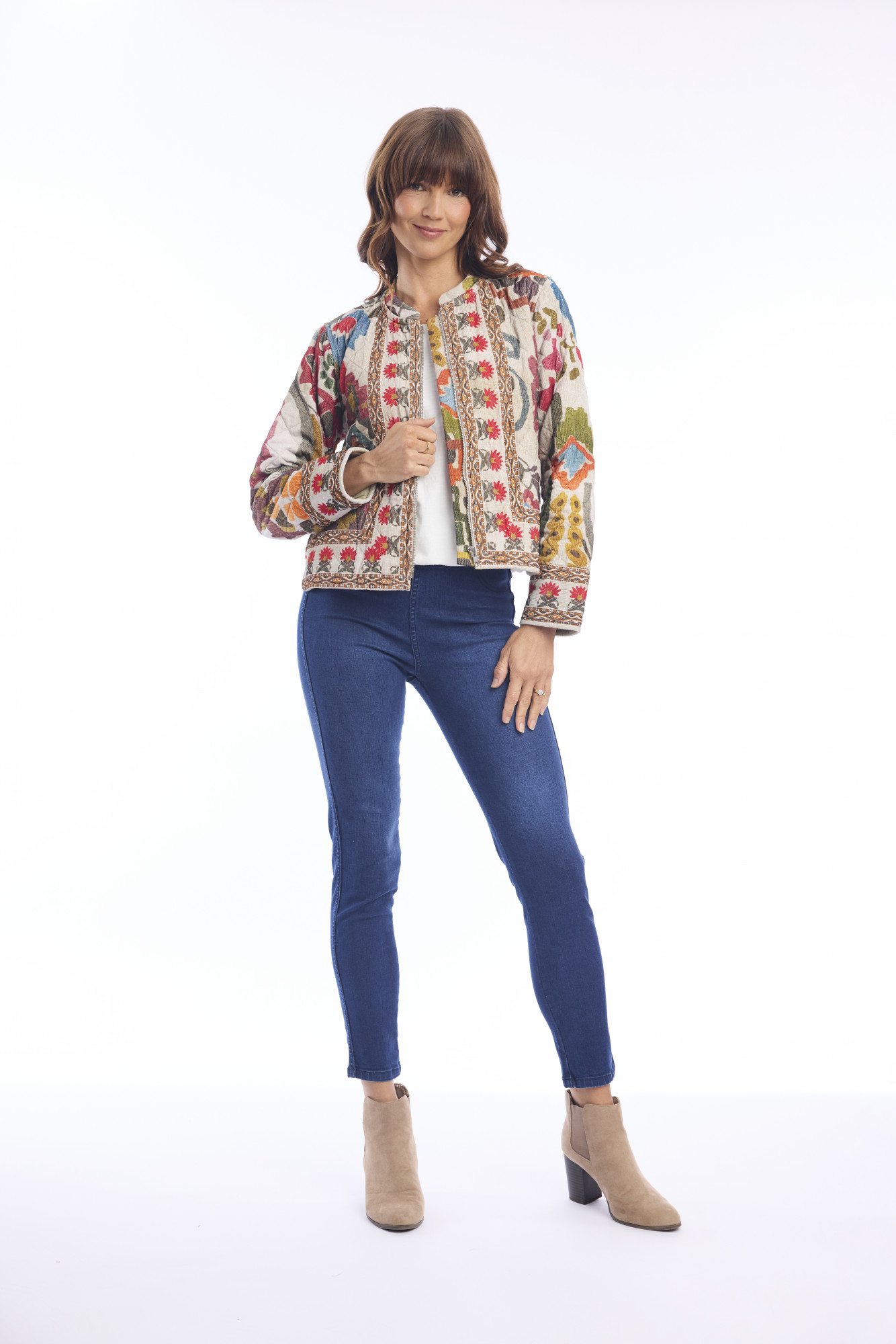 Chateau Eza Jacket Quilted Print