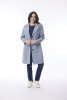 Coat 3 Button Sky