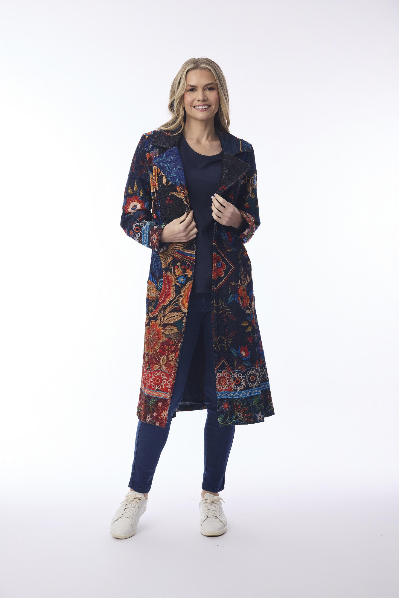 Coat Long Digital Embroidery