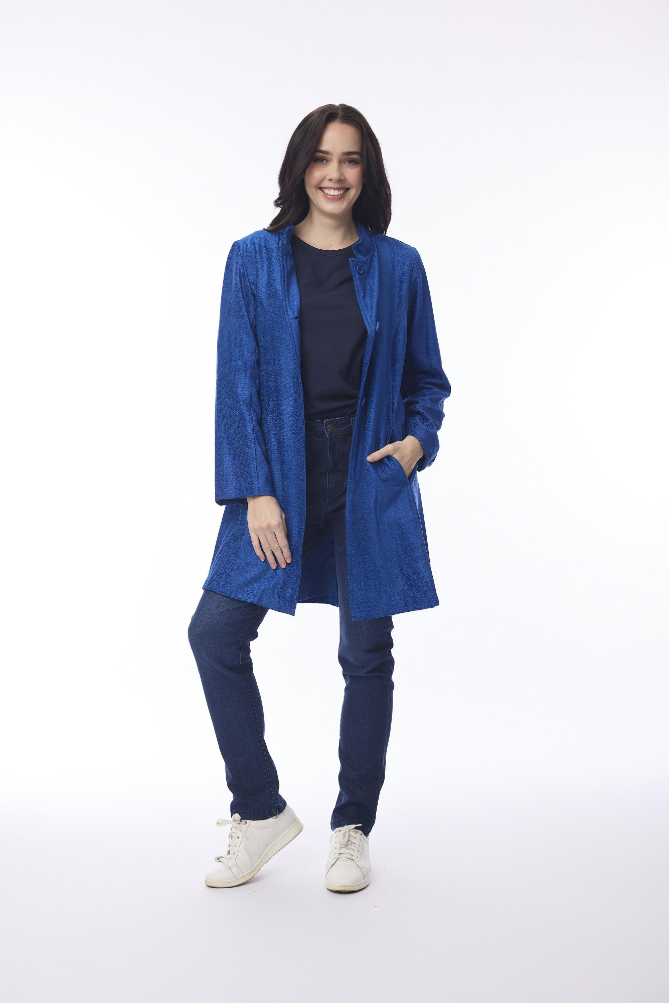 Coat Mid Cobalt