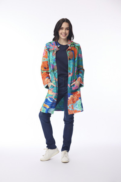 Coat Mid Digital Oriental