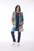 Coat Mid Digital Oriental