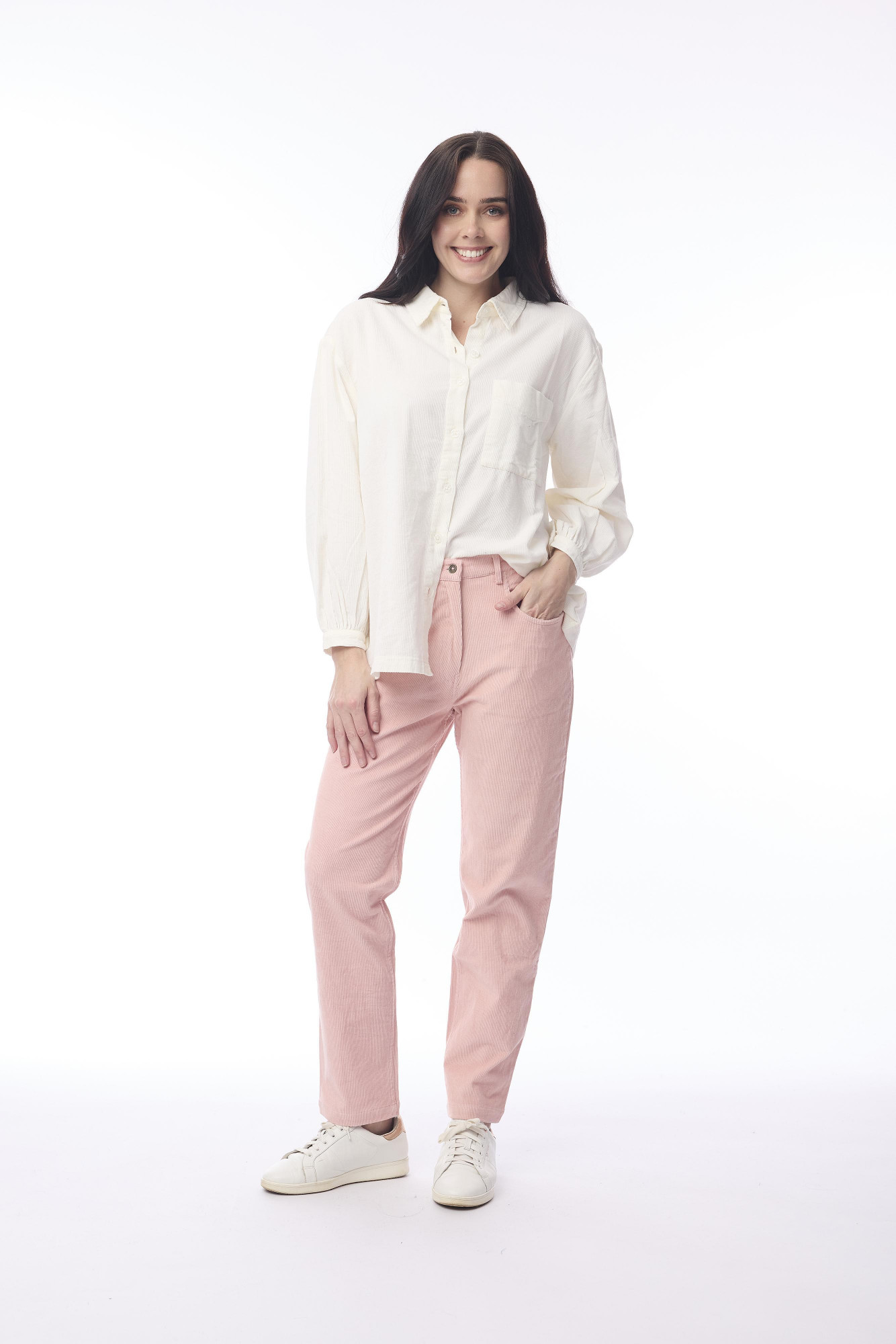 Cord Solid Jean Blush Pink