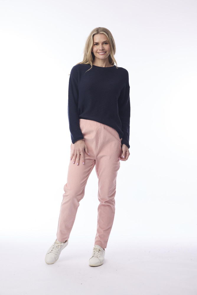 Cord Solid Jeggings Blush Pink