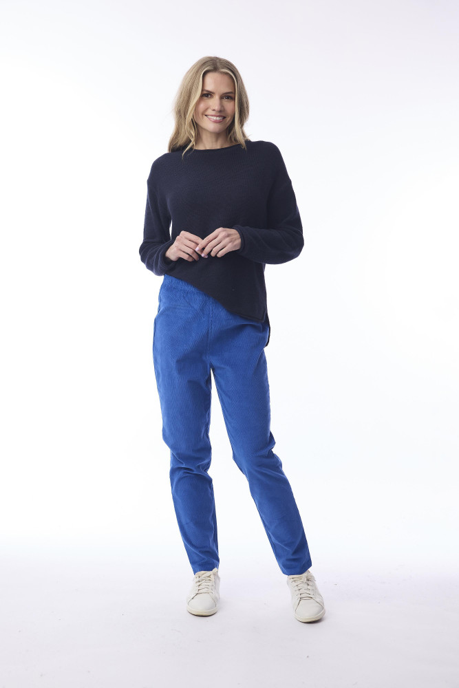 Cord Solid Jeggings Cobalt