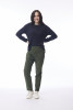 Cord Solid Jeggings Military