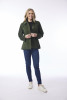 Cord Solid Shacket Military