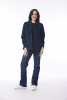 Cord Solid Shacket Navy