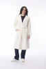Cord Solid Trench Winter White