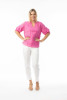Cotton Gauze Essentials Top Pleated PINK