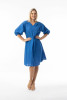 Cotton Slub Essentials Dress V Gusset Blue