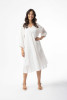 Cotton Slub Essentials Dress V Gusset White