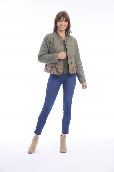 Crete Jacket Quilted Print