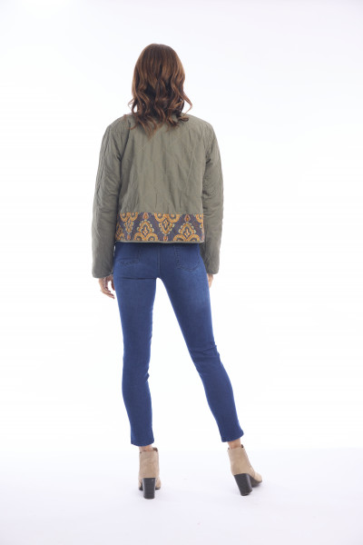 Crete Jacket Quilted Print