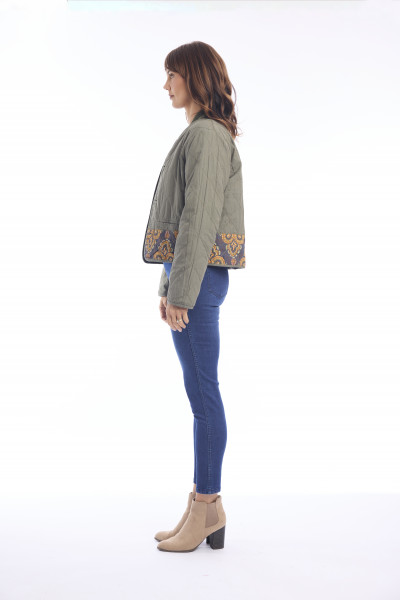 Crete Jacket Quilted Print