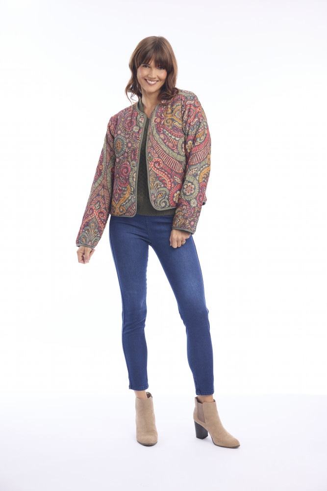 Crete Jacket Quilted Print