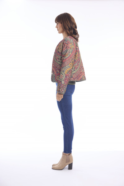 Crete Jacket Quilted Print