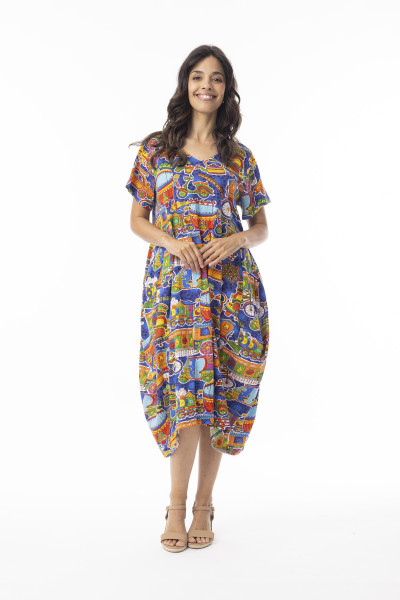 Dilli Dress Bubble Knit Print