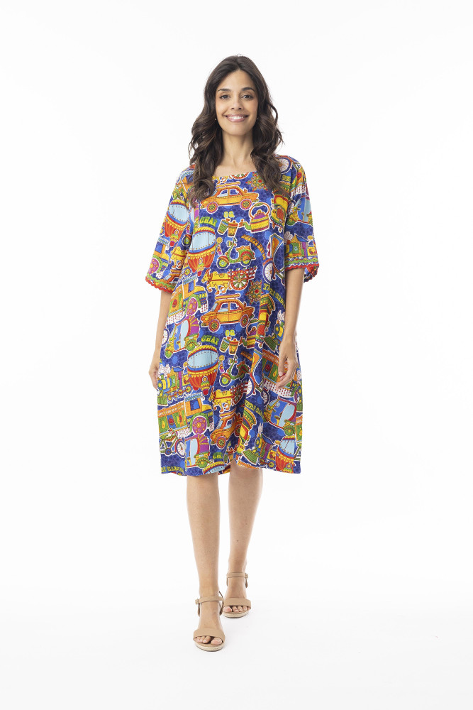 Dilli Dress Contemporary Print