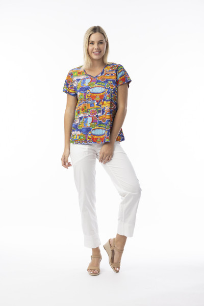 Dilli T-Shirt Contemporary Print