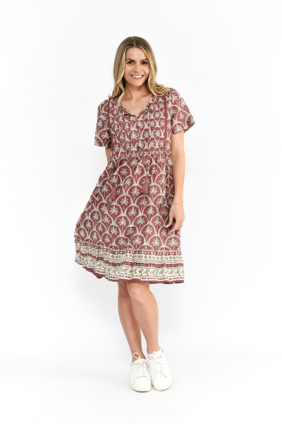 Dress Style 3 Palm Border Natural