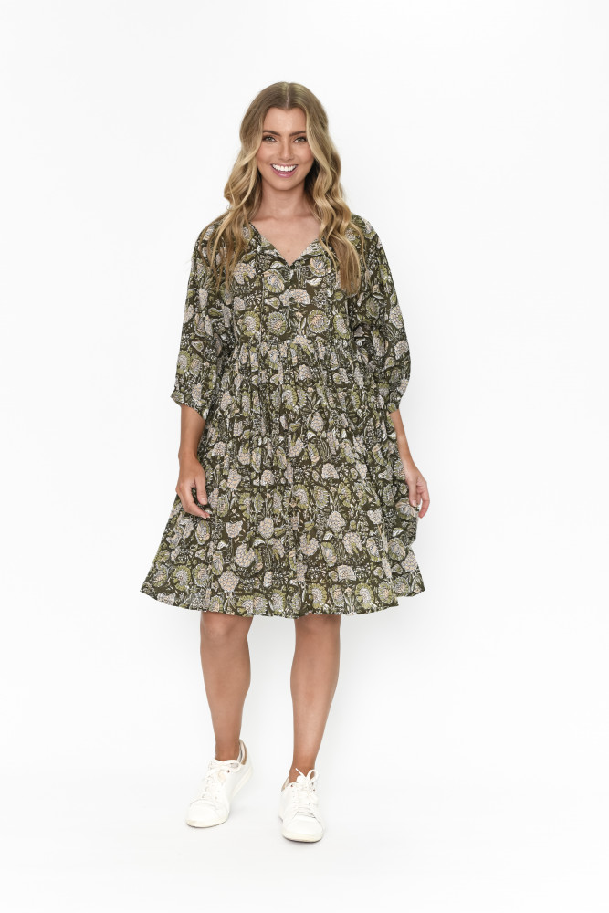 Boho Dress OLIVE