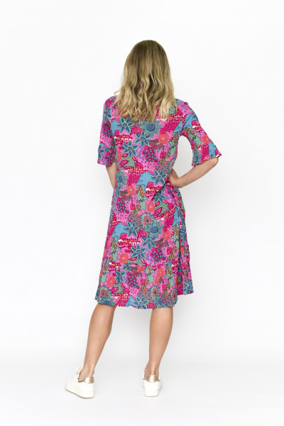 Jessica Dress Sleeved FloralCollage 4