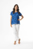 Embellished Tops Top Embellished Starfish Blue