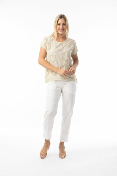 Embellished Tops Top Embellished Starfish Sand