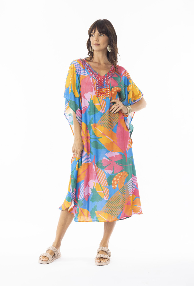 Emelia Kaftan Print