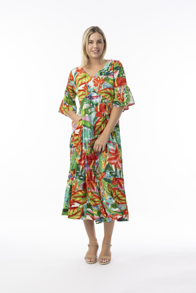 Equador Dress Peak Print