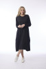 Essential Knit Bubble Dress Black