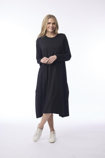 Essential Knit Bubble Dress Tan
