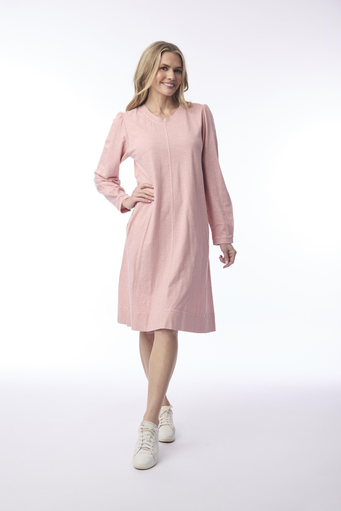 Essential Knit Shift Dress Blush Pink