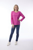 Essential Knit Tee Crew Hot Pink