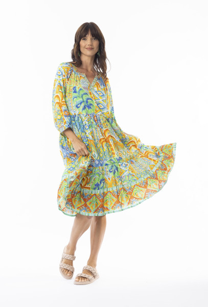 Fiorella Dress Layers V Print
