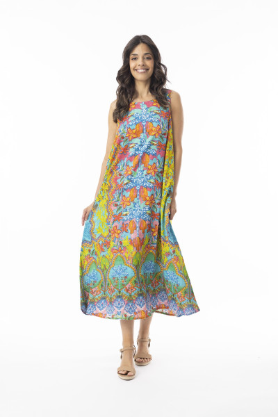 Fortaleza Dress Maxi Sleeveless Print