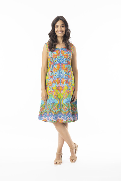 Fortaleza Dress Reversible Sleeveless Print