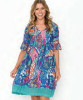 Hannah Tunic Boho Short Sleeve Print 13