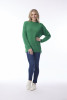 Knit Jumper Waffle Green
