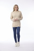 Knit Jumper Waffle Natural Melange
