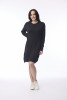 Knit Dress Waffle Black