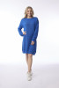 Knit Dress Waffle Cobalt