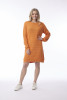 Knit Dress Waffle Orange