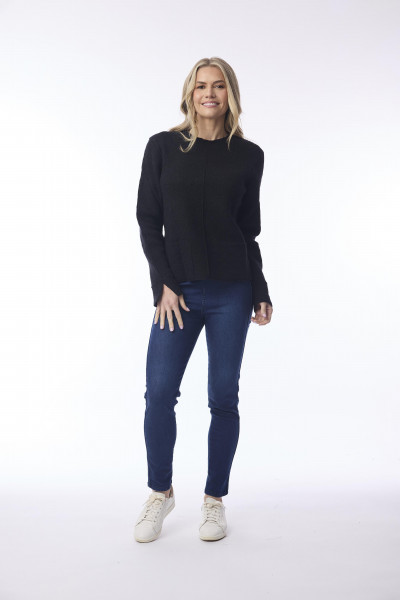 Wool Top Black