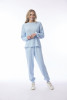 Knit Travel Pants Powder Blue