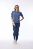 Knit Tee Denim Melange